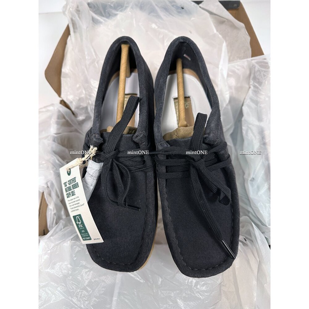 NEW Clarks Wallabee Brown Slate Suede - Picture 4 of 9